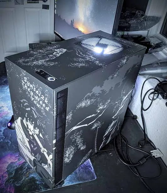 NZXT H510 Vinyl Wrap Back