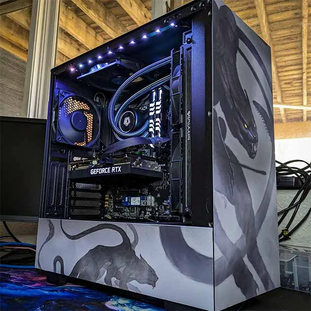 Displacer Beast Vinyl Wrap Front