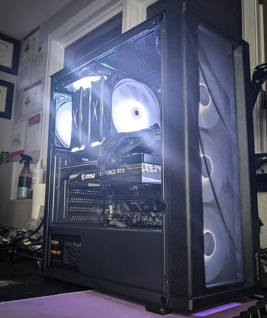 Gaming PC Build with Vetroo U6 Dual Tower Cooler