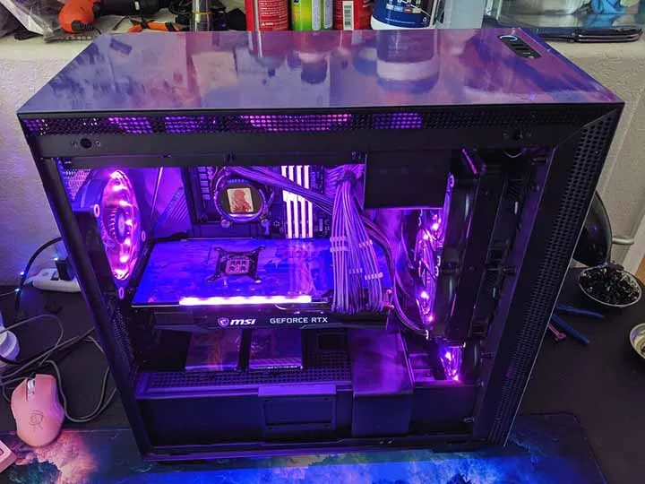 Yuno Gasai Gaming PC Wrap top