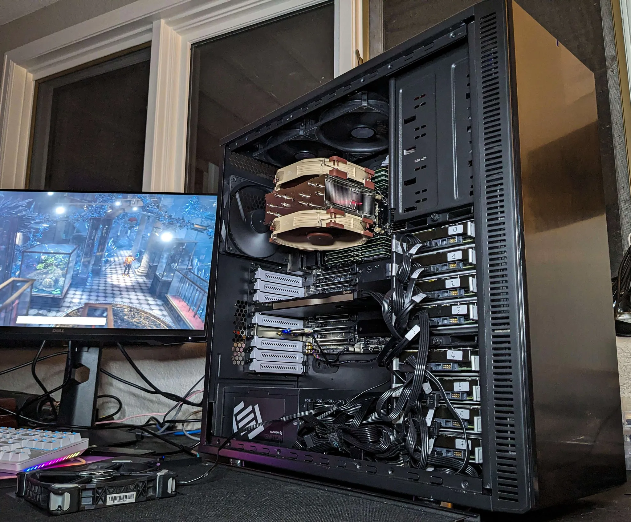 Front view of W790 AI Server for VESL