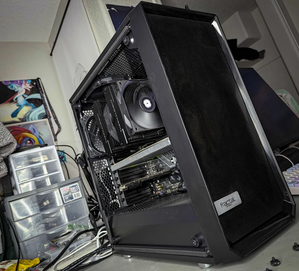 Front view of NVME SSD RAID Server for Southpaw